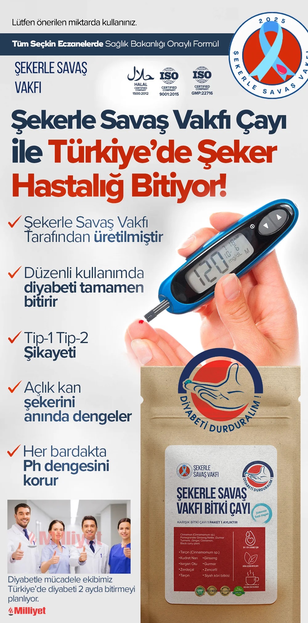 Şekerle Savaş Diyabet Vakfı Çayı Satış Sitesi